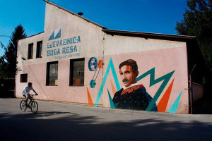 Btoy+Uriginal, Portrait of Nikola Tesla, Duga Resa, Croatia, 2012